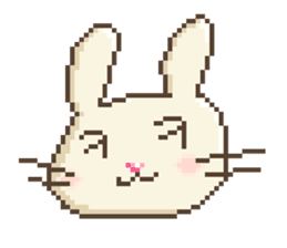 Dots rabbit Ari sticker #7733247