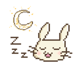 Dots rabbit Ari sticker #7733258