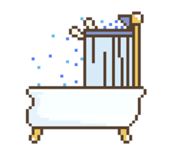 Dots rabbit Ari sticker #7733265