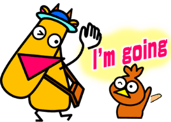 Mysterious animal popo&bobo sticker #7733270