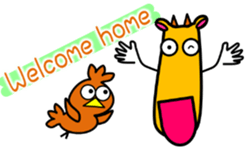 Mysterious animal popo&bobo sticker #7733273