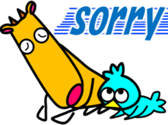 Mysterious animal popo&bobo sticker #7733287