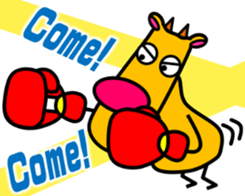 Mysterious animal popo&bobo sticker #7733288