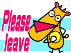 Mysterious animal popo&bobo sticker #7733289