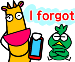 Mysterious animal popo&bobo sticker #7733305