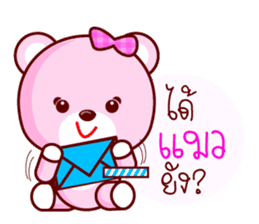 Pinky Cute Bear sticker #7733366