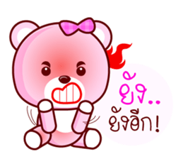 Pinky Cute Bear sticker #7733382