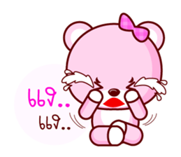 Pinky Cute Bear sticker #7733383