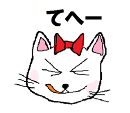 Dayly conversation of carefree cat Nyan. sticker #7733427