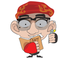 Cartoon thailand 0000100e sticker #7733442