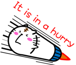 Round cat Nyani [English version] sticker #7733950