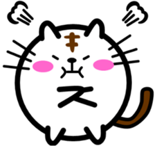 Round cat Nyani [English version] sticker #7733984