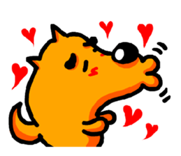 dog on dog sticker #7733998