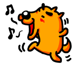 dog on dog sticker #7734007