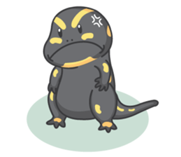 BOBO The salamander and friend sticker #7734119
