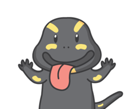 BOBO The salamander and friend sticker #7734120