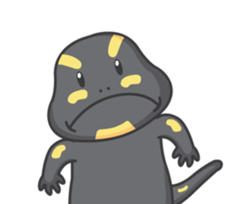 BOBO The salamander and friend sticker #7734122
