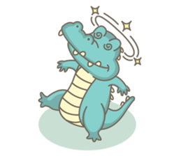 BOBO The salamander and friend sticker #7734132