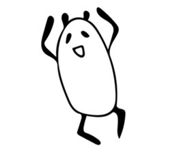 It's a panda. 2 sticker #7734159