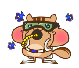 so cute squirrel sticker part4 sticker #7734389