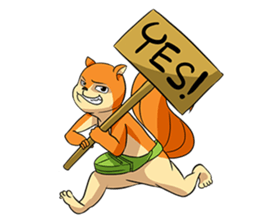 Squirrel Gang sticker #7734672