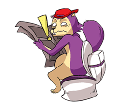 Squirrel Gang sticker #7734684