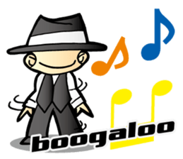 Poppin' Dance Sticker sticker #7734861