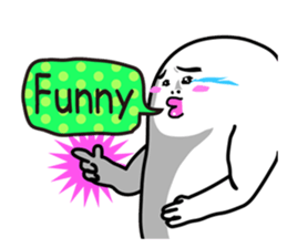 MOTTY's Sticker in English sticker #7734870