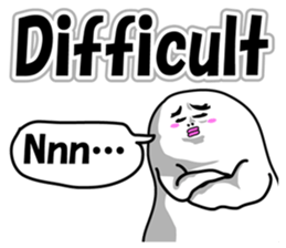 MOTTY's Sticker in English sticker #7734885