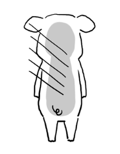 Hapless pig sticker #7735191