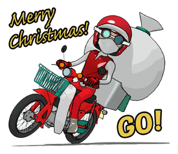 New Year of super rider sticker #7735358