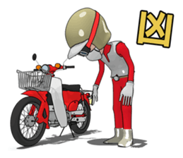 New Year of super rider sticker #7735376