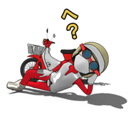 New Year of super rider sticker #7735380