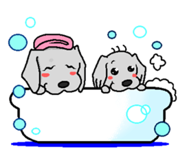 LOVEWeimaraner2 sticker #7736081