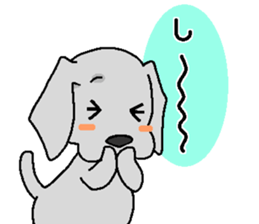 LOVEWeimaraner2 sticker #7736082