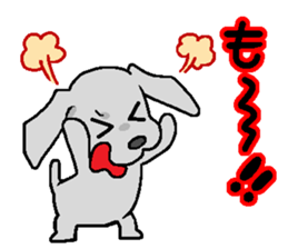 LOVEWeimaraner2 sticker #7736093