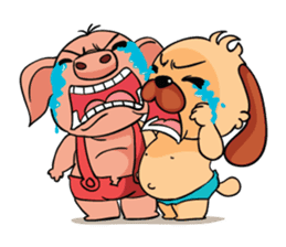 Lucky & Sophie sticker #7736673