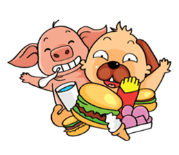 Lucky & Sophie sticker #7736676