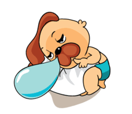 Lucky & Sophie sticker #7736679