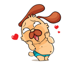 Lucky & Sophie sticker #7736681