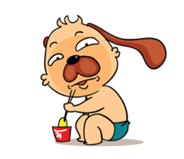 Lucky & Sophie sticker #7736690