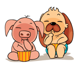 Lucky & Sophie sticker #7736700