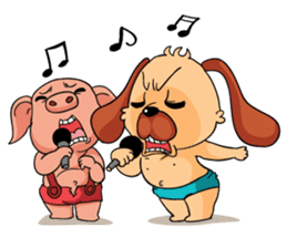 Lucky & Sophie sticker #7736703