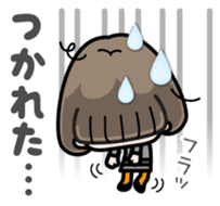 Cute girl with bobbed hair (Japanese) sticker #7736924