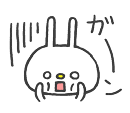Lovely White Rabbit 2 sticker #7737159