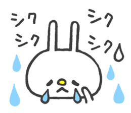 Lovely White Rabbit 2 sticker #7737160