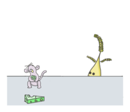 Plant man sticker #7737254