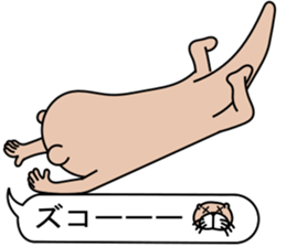 The otter. sticker #7737462