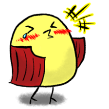 The small bird of yu--. sticker #7737633