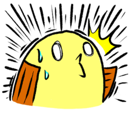 The small bird of yu--. sticker #7737634